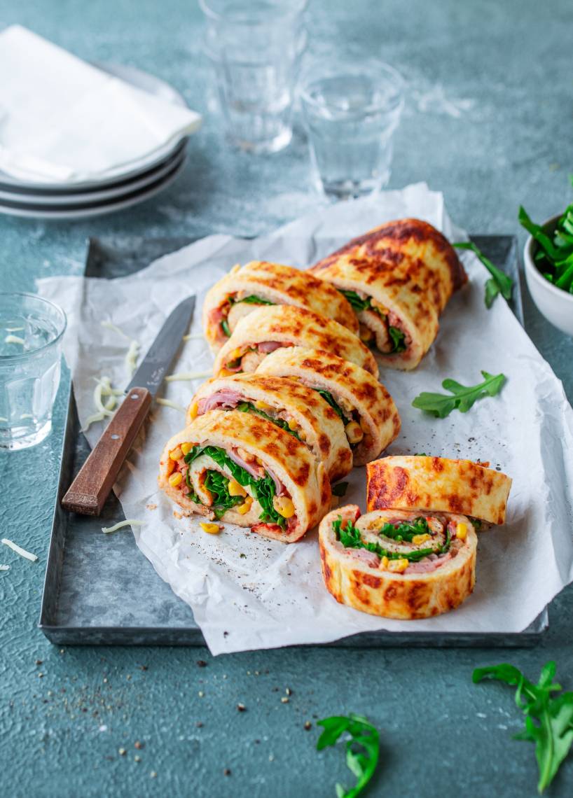 Pizzowe roladki o niskiej zawartości węglowodanów