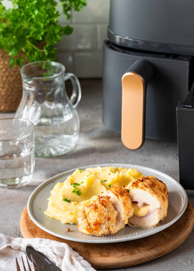 Chrupiący cordon bleu z kurczaka
