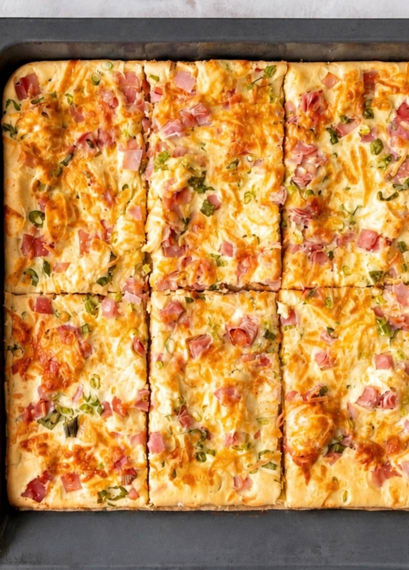 Pieczony naleśnik à la Flammkuchen