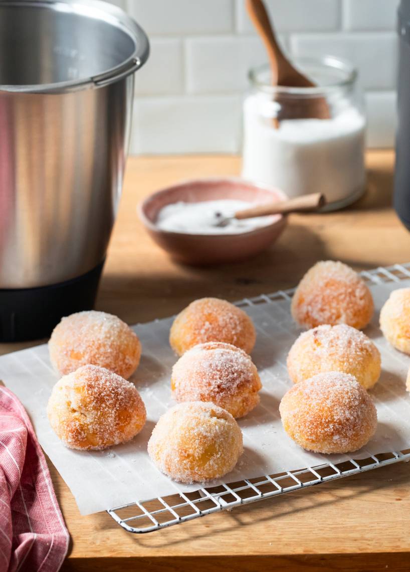 Twarogowe pączki z Lidlomixa i airfryera