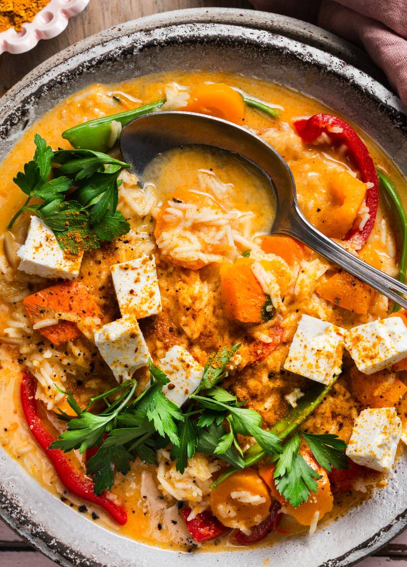 Curry ryżowe z dynią