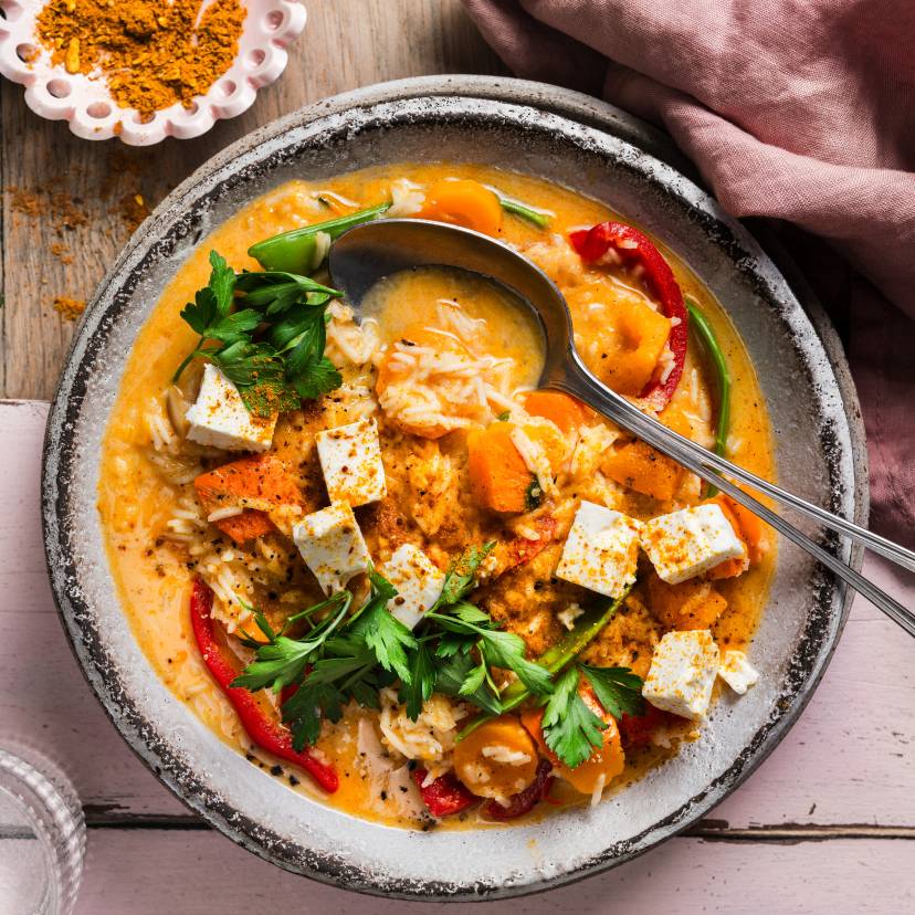Curry ryżowe z dynią